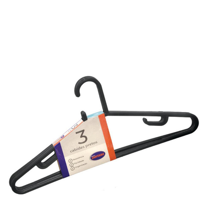 CABIDE ADULTO C/ 03 PCS – PRETO