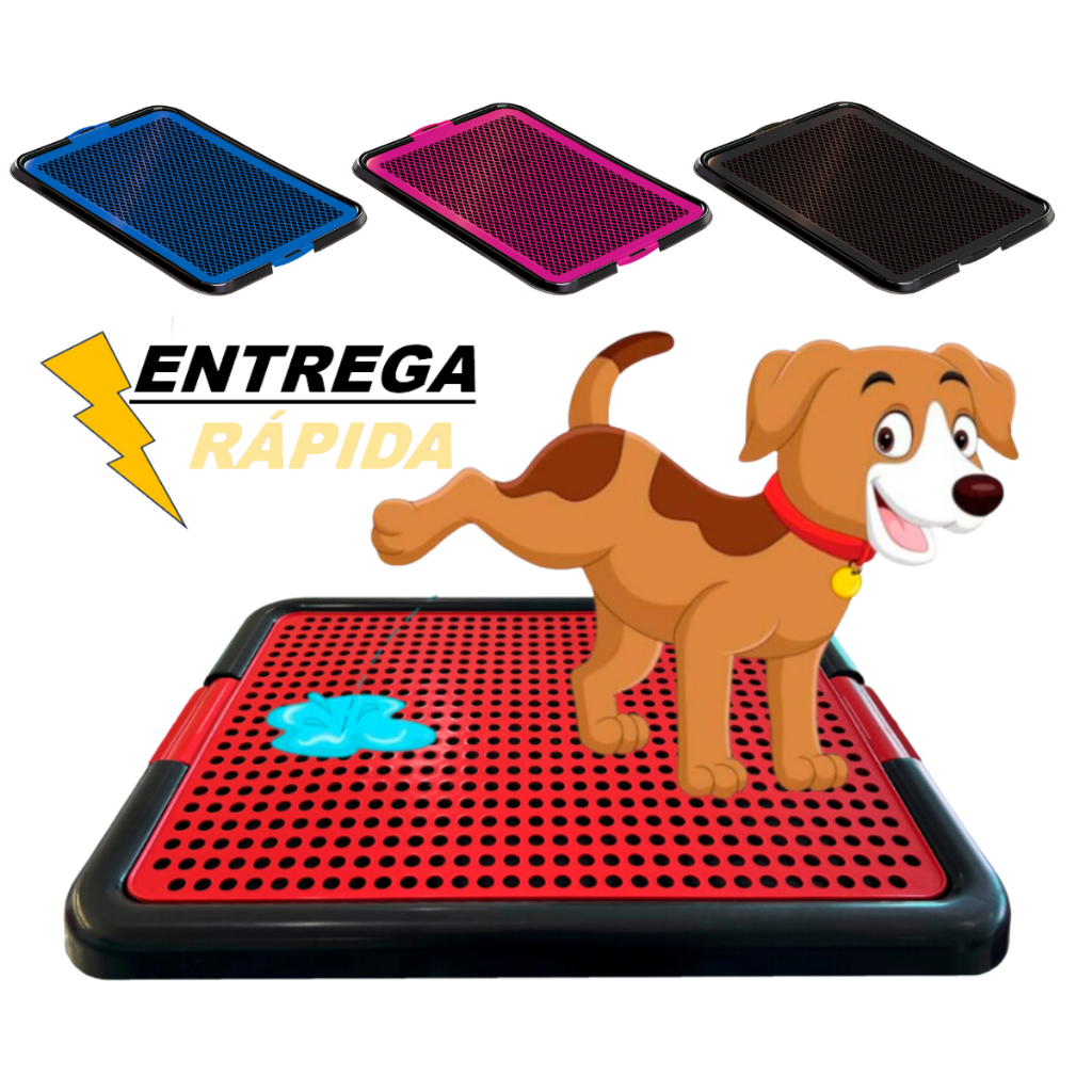 Sanitário Canino Grande Banheiro Pet Educador Xixi Sim Tapete Higiênico Cachorro