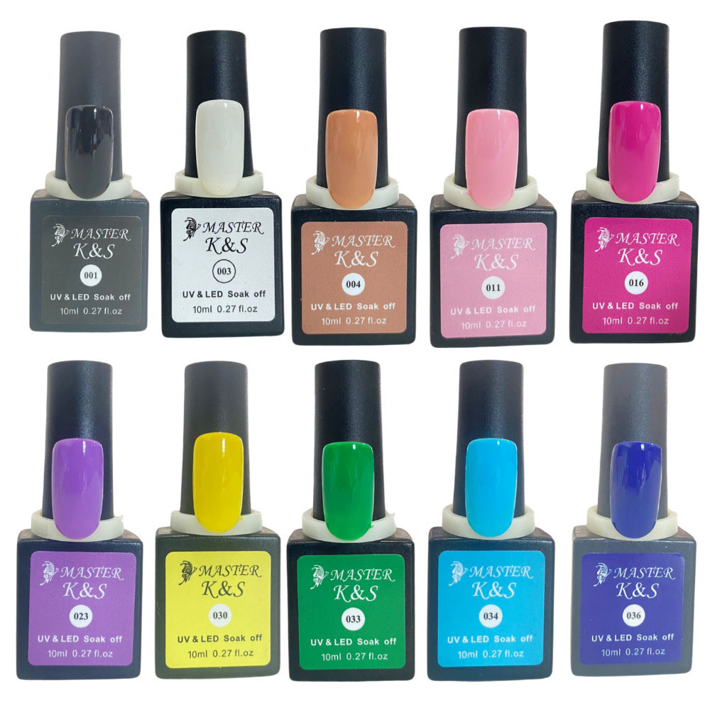 Esmalte em Gel KES –  Plástico 10ml Nail Art Alongamento Unhas Esmaltes