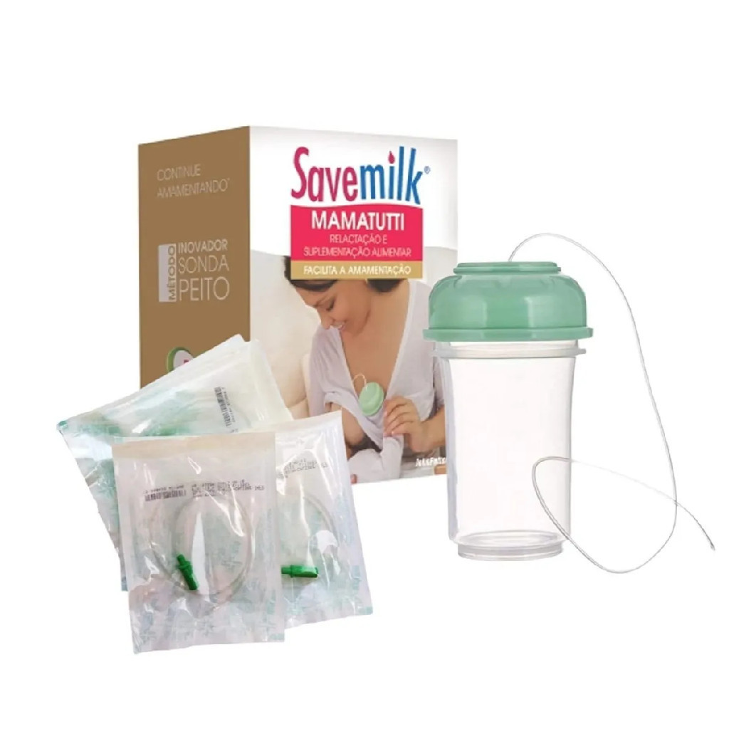 Relactador Com 10 Tubos Extensores Suplementacao Alimentar Bebe