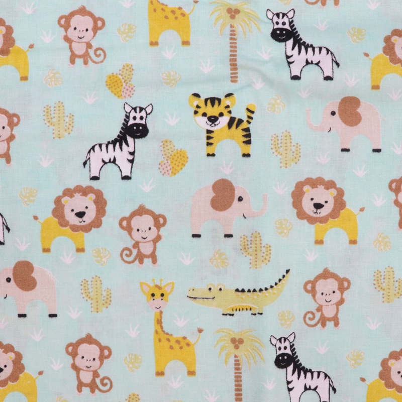 Tricoline Estampado SG – Safari – Venda a partir de 1 metro