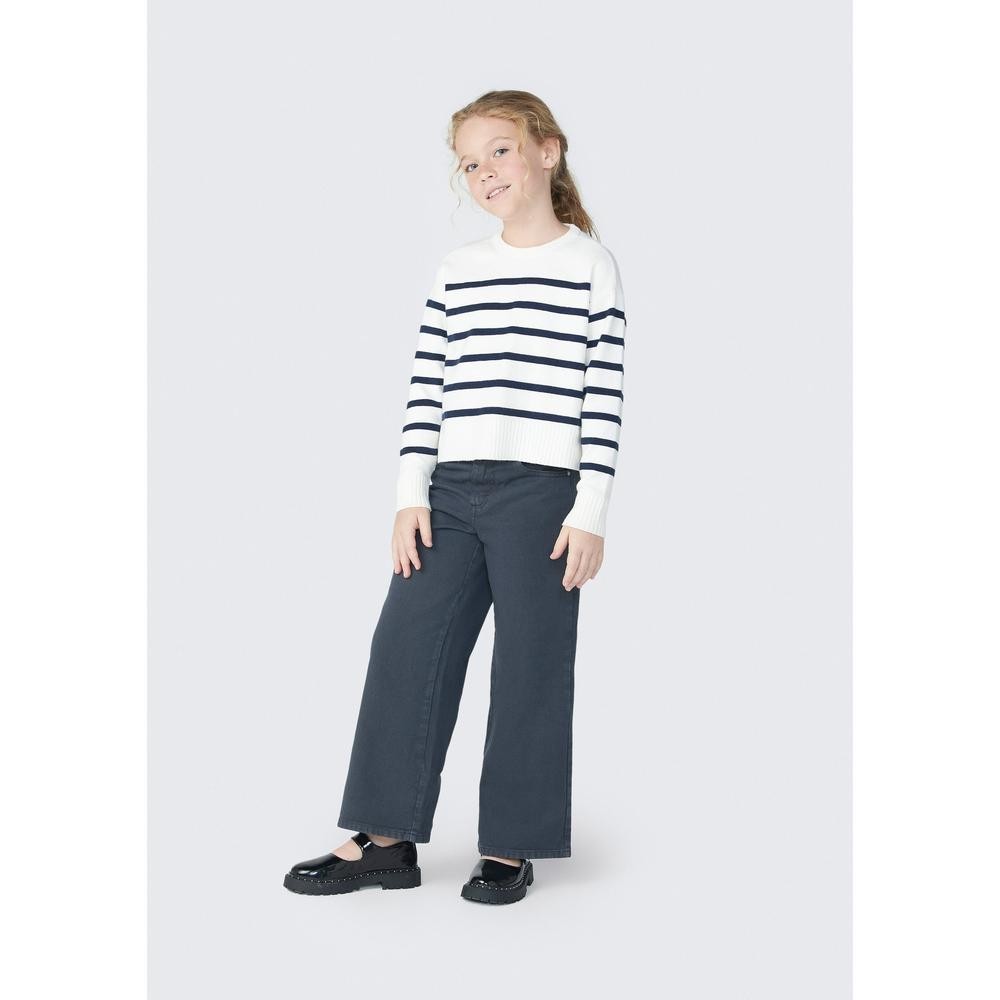 Blusão Cropped Infantil Menina Em Tricô Hering Kids
