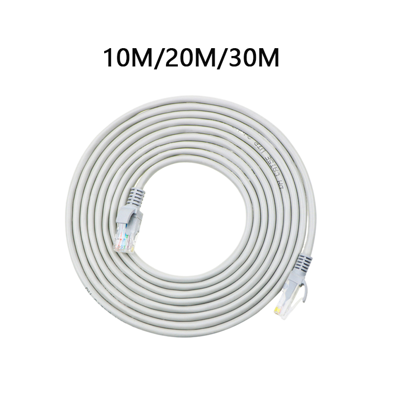Cabo de Rede LAN Ethernet RJ45 CAT6 10M 20M 30M (Interno/Externo)