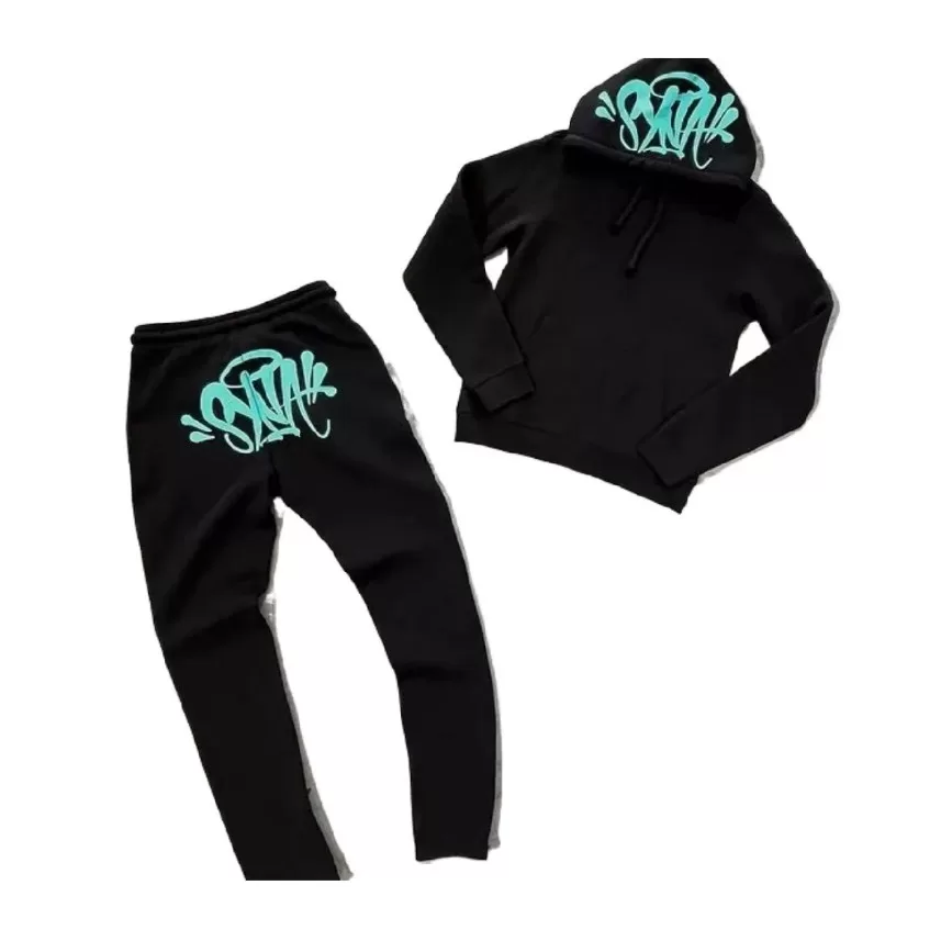Conjunto Syna World Streetwear nu goro e na calca estampado atraz