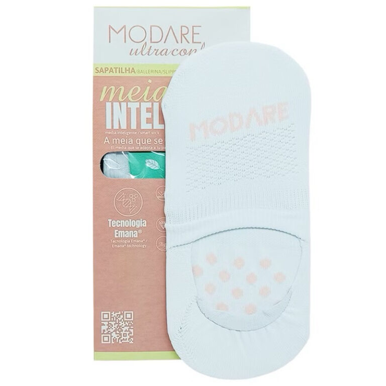 Meia Invisível Modare Orginal Tecnologia Emana Ul