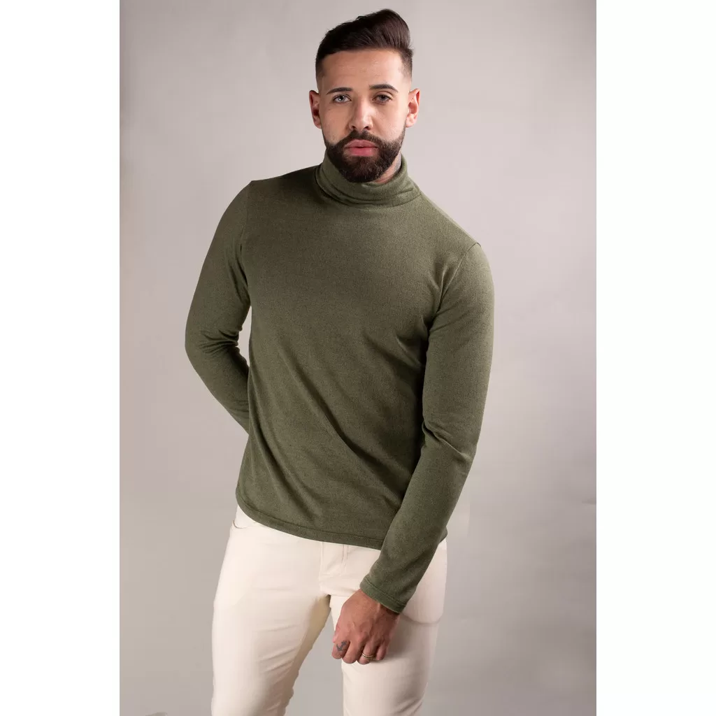 Blusa Masculina Cacharrel Lãzinha Verde Musgo