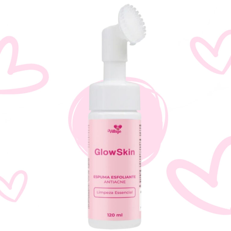 Espuma Sabonete Facial GLOW SKIN de Limpeza Com Ap