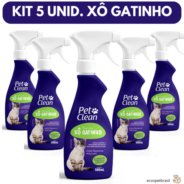 Combo 5 Educadores Sanitário Xo Gatinho Pet Clean