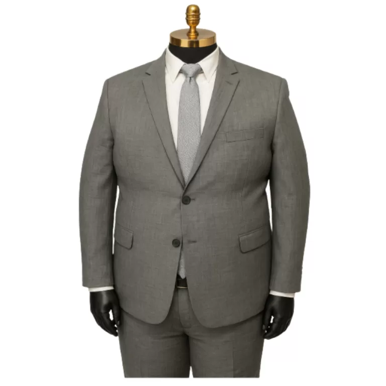 Terno Gabardine Plus Size Masculino Social Elegant