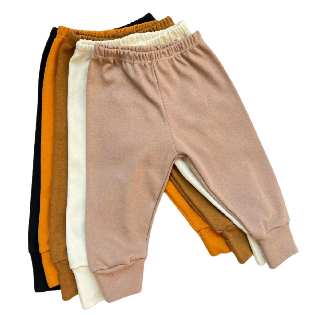 Calça de Bebê Infantil Mijão Vira Pé de Inverno em Sudedine 100% Algodão Dia a  Dia Unissex Variadas
