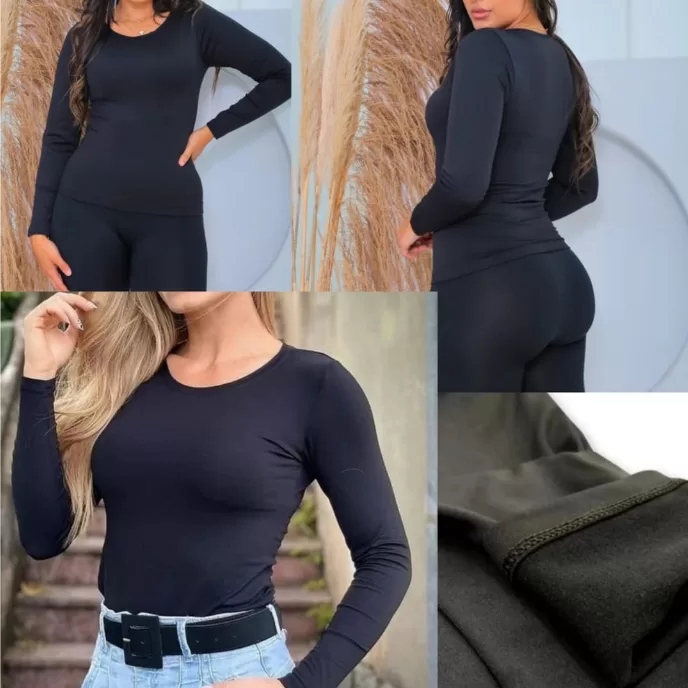 BLUSA TÉRMICA PELUCIADA FLANELADA