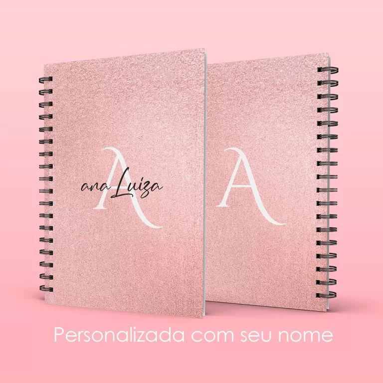 Agenda Capa com Glitter 2024 – A5 21,5 x 15,