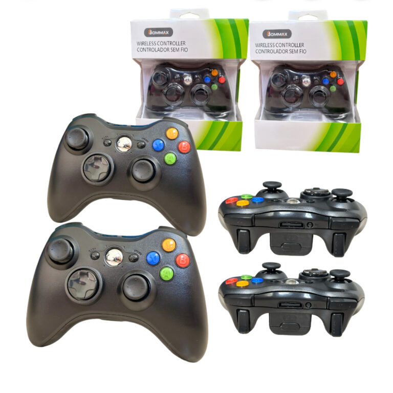 Controle para Xbox 360 Sem Fio Joystick Wireless  