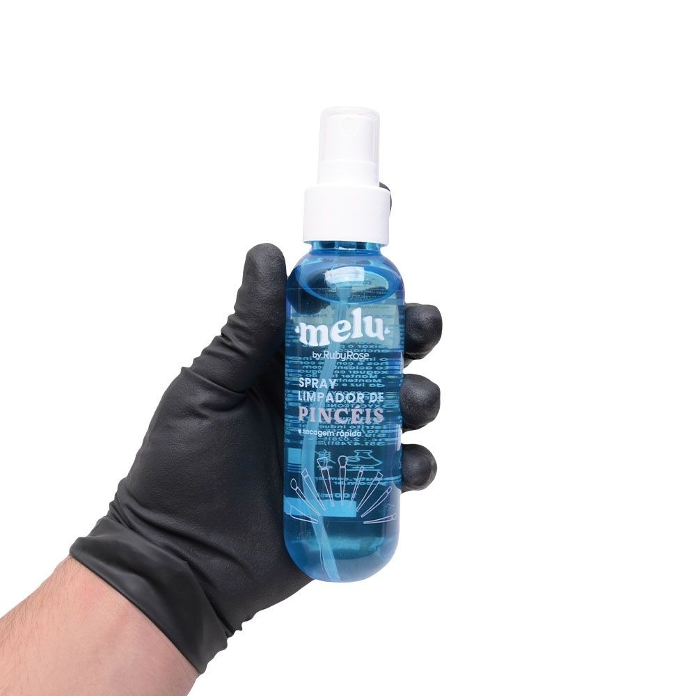 Spray Limpador de Pincéis 100ml – Melu – Ruby Rose