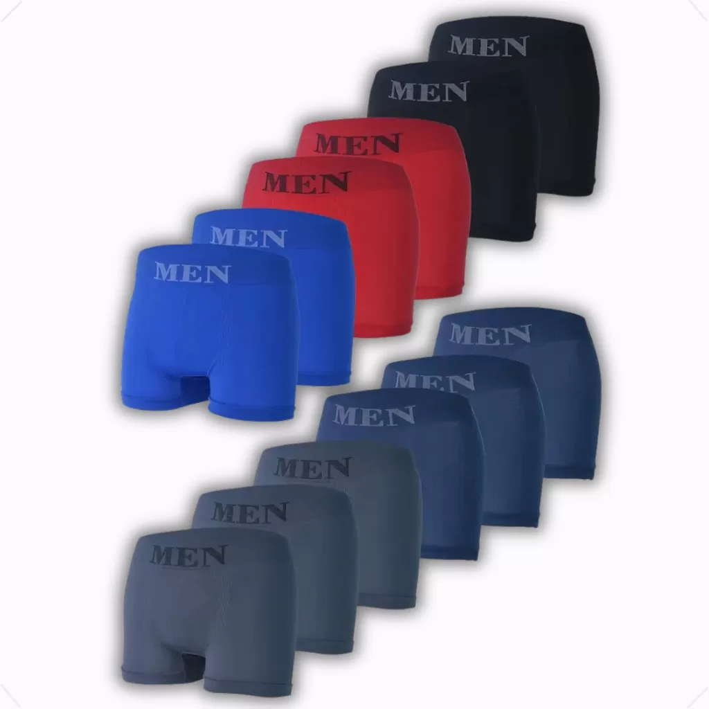 Kit 10 Cueca Box Masculina Microfibra Premium Cueca Boxers