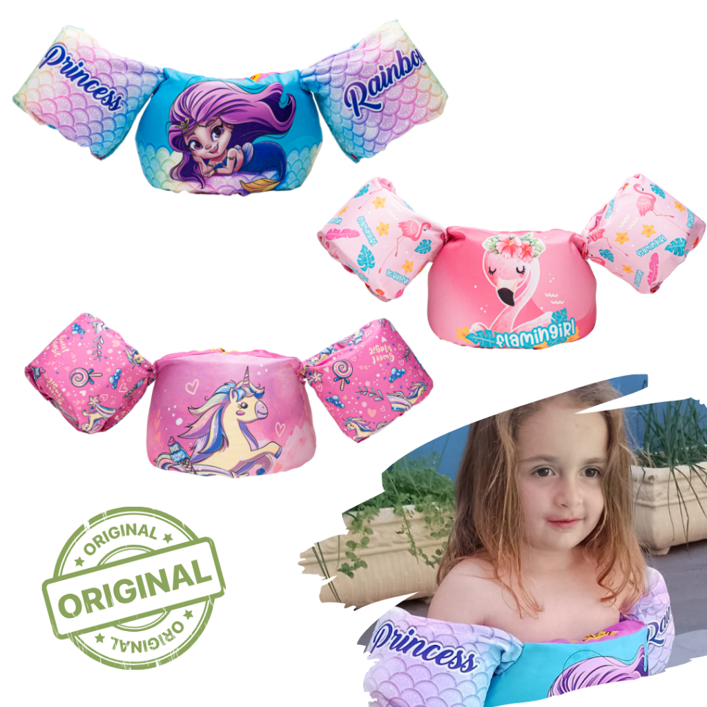 Boia Colete Flutuador Salva Vidas Não Fura Sereia Unicornio Flamingo Acquafun