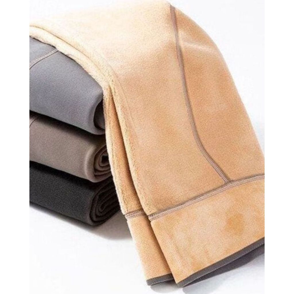 Meia Calça Térmica Feminina Super Stretch De Inverno Com Forro Translúcida De Pelucida Termica Frio