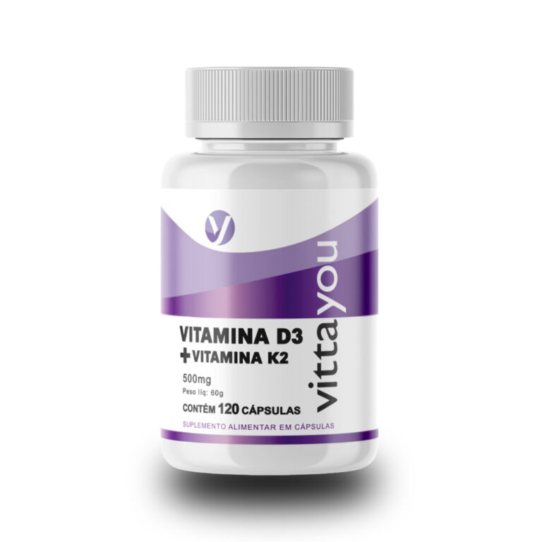Vitamina K2 Mk7 Cálcio + vitamina D3 Menaquinona-