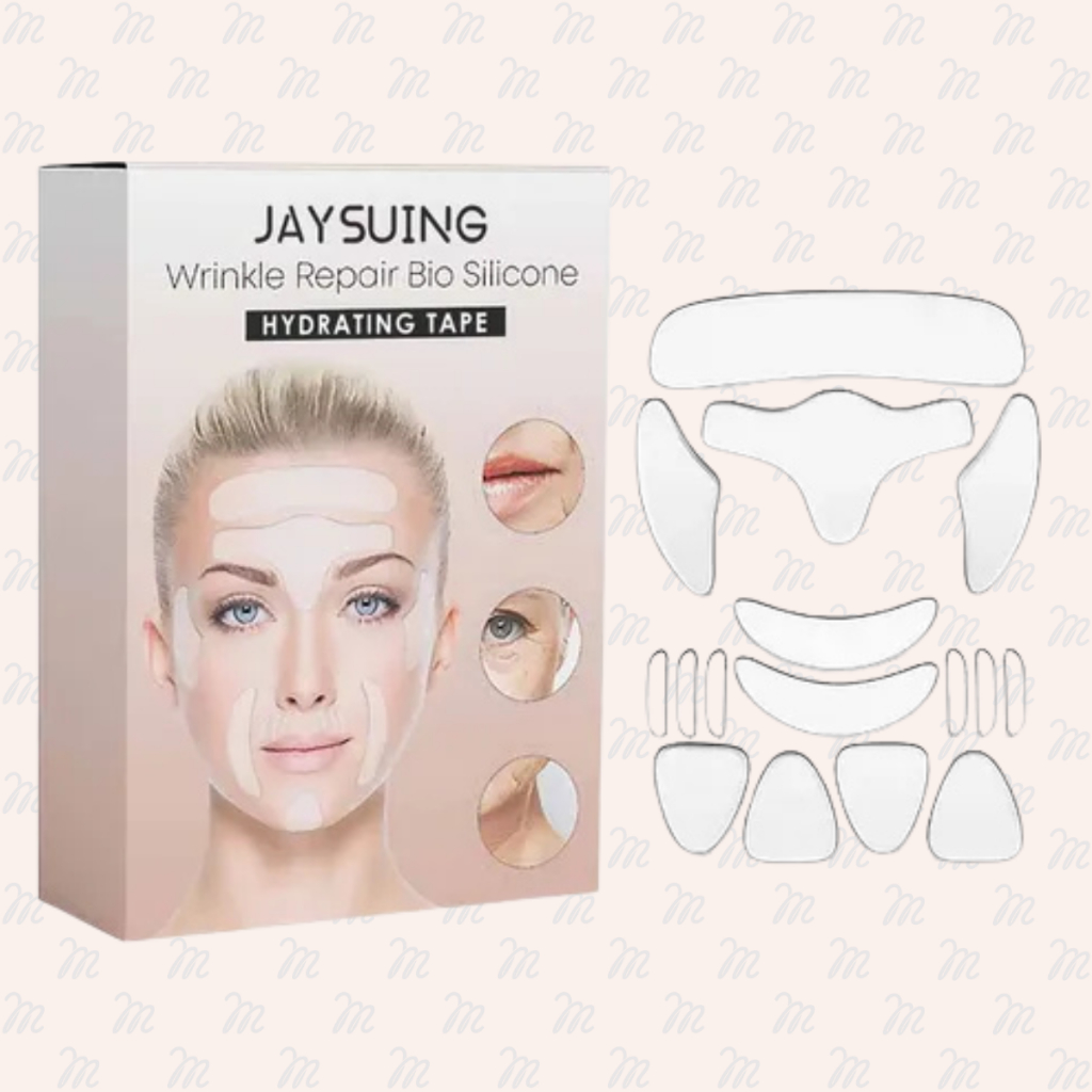 Tiras de Lifting Facial Antirrugas Collagen E Rose Essence Uso Único Descartável  Reduz Linhas e Rug