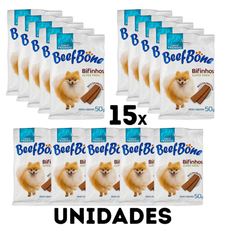 Kit 15 Bifinho Petisco Para Gato Sabor Frango R