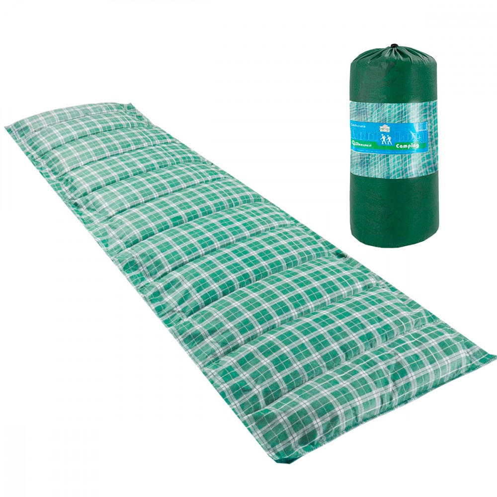 Colchonete Camping Acampamento Solteiro Pesca Retiro Ginástica 190x60cm – Emcompre
