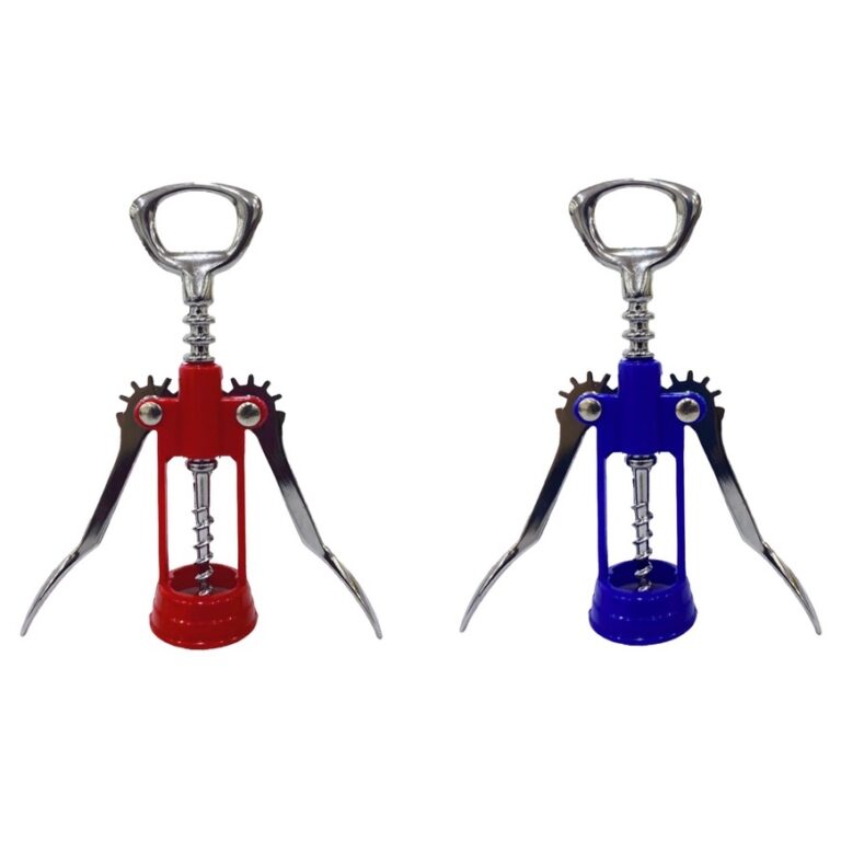 Abridor De Garrafa Vinho Aço Inox Tipo Borboleta 