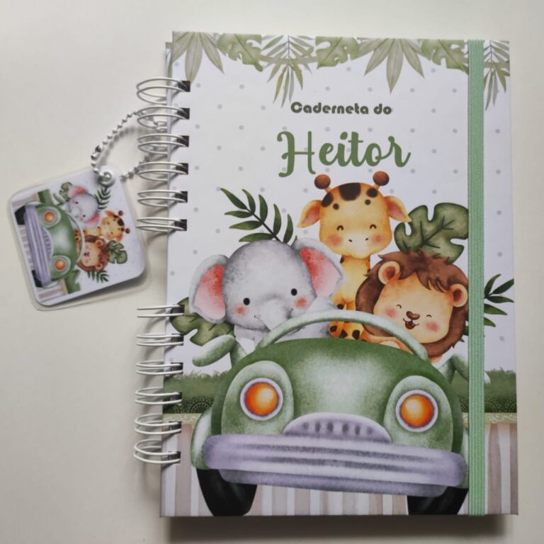 Caderneta de Vacina Personalizada Capa Dura