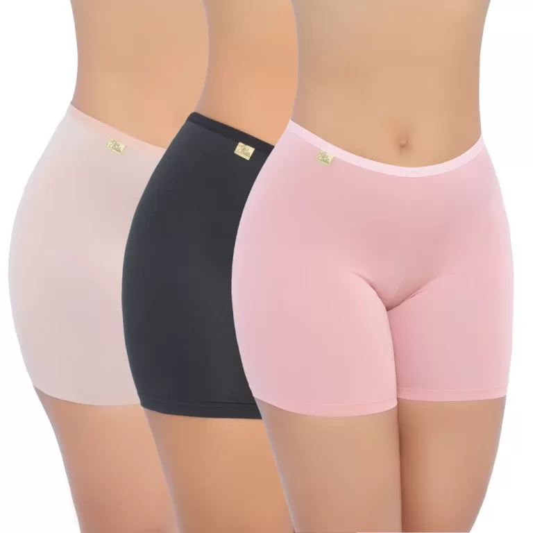Kit 03 Short Segunda Pele (Anágua Longo) Liso Fem