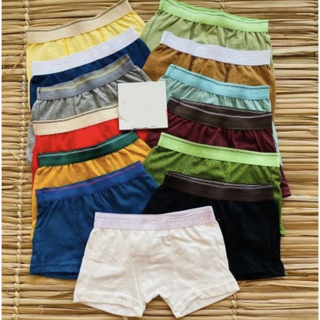 Kit 10 Cuecas Infantil Bebê super confortavel menino 0 a 2 anos