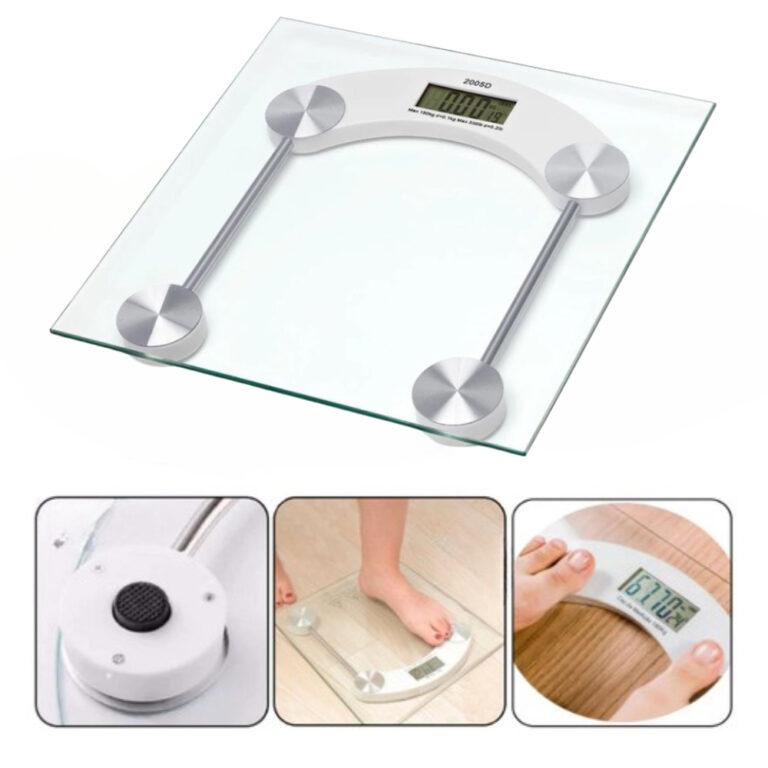 Balança Digital Eletrônica Multiuso Vidro 180kg 