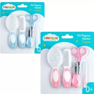 Kit Higiene Infantil Pimpolho 5 peças completo