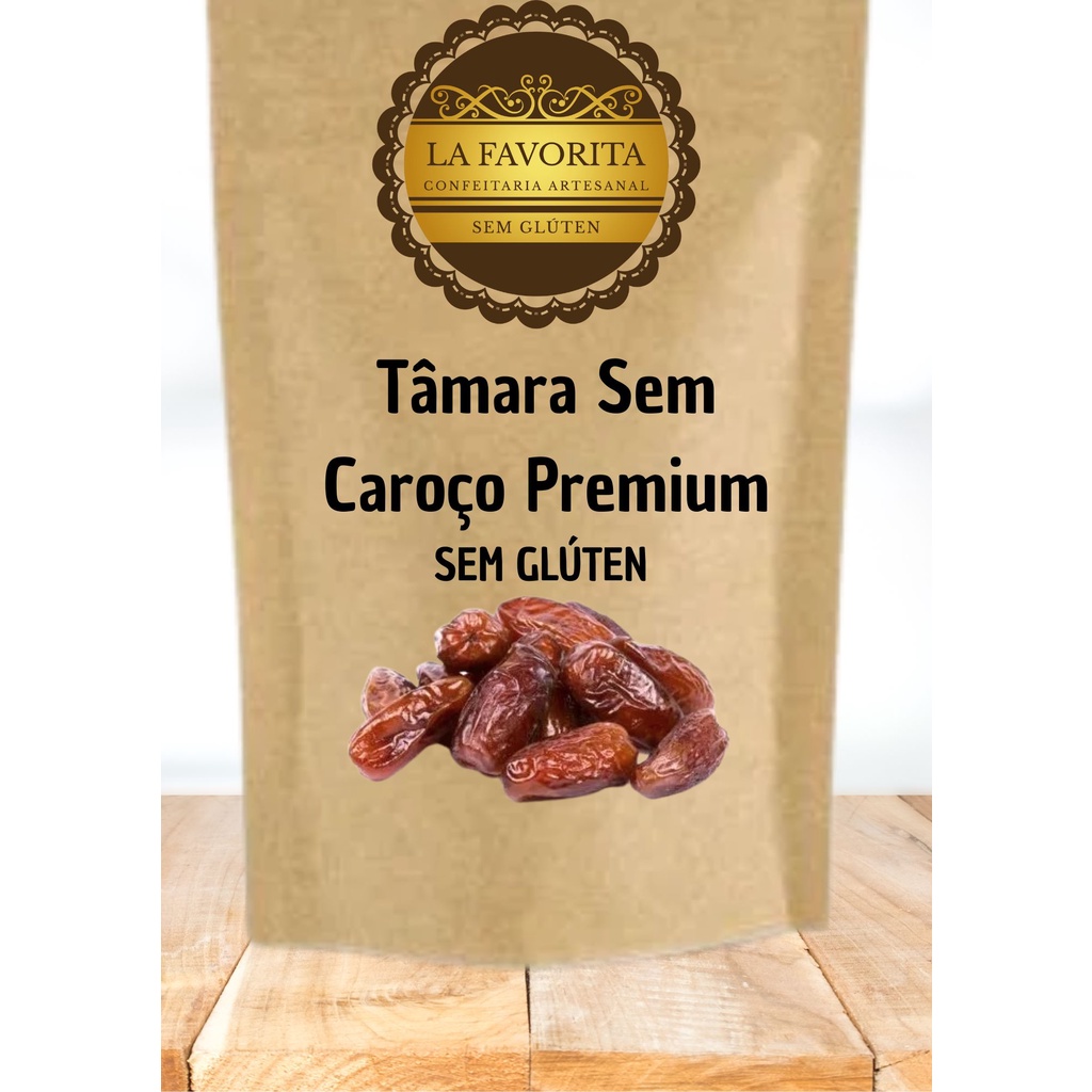 Tâmara Sem Caroço Premium 500g ou 250g – Sem Glúten