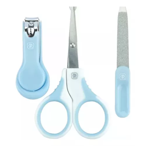 Kit Higiene Infantil Pimpolho Cortador Tesoura e L