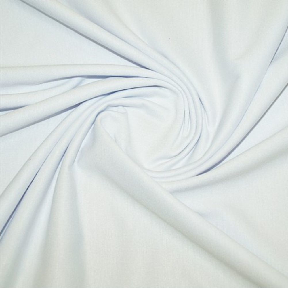 2 metros tecido dry fit branco para fabricar tela de projeção