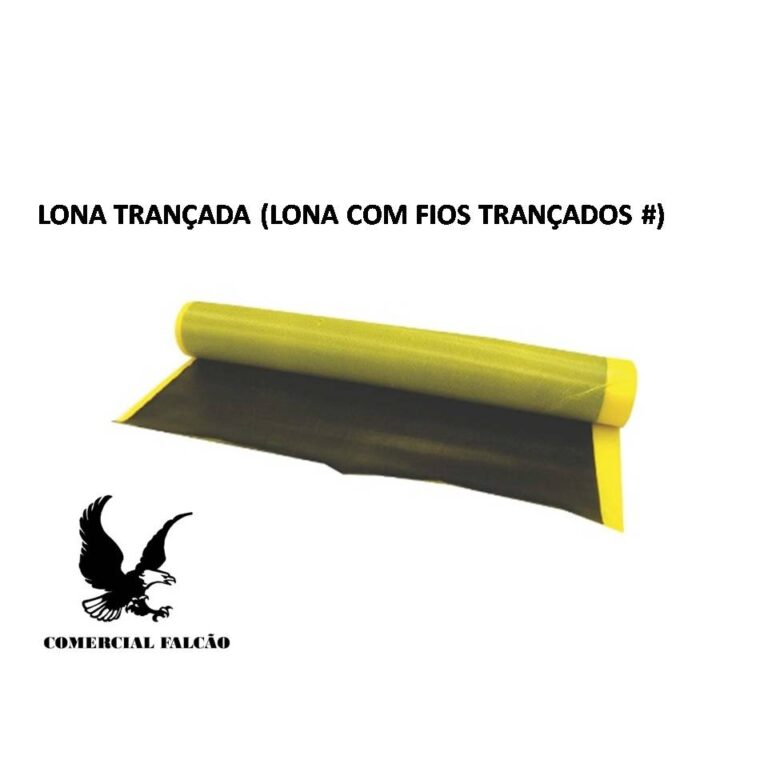 LONA TRANÇADA/TECIDO TRANÇADO EMBORRACHADO ROLO 