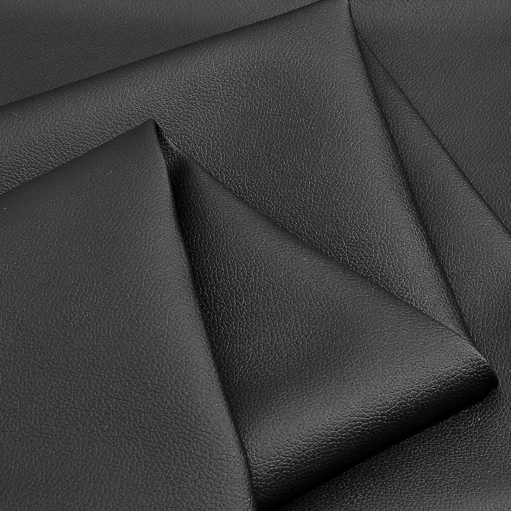 1m Courvin Uruguai Preto Couro Sintético Automotivo Liso Resistente Premium 1,4 x 1m