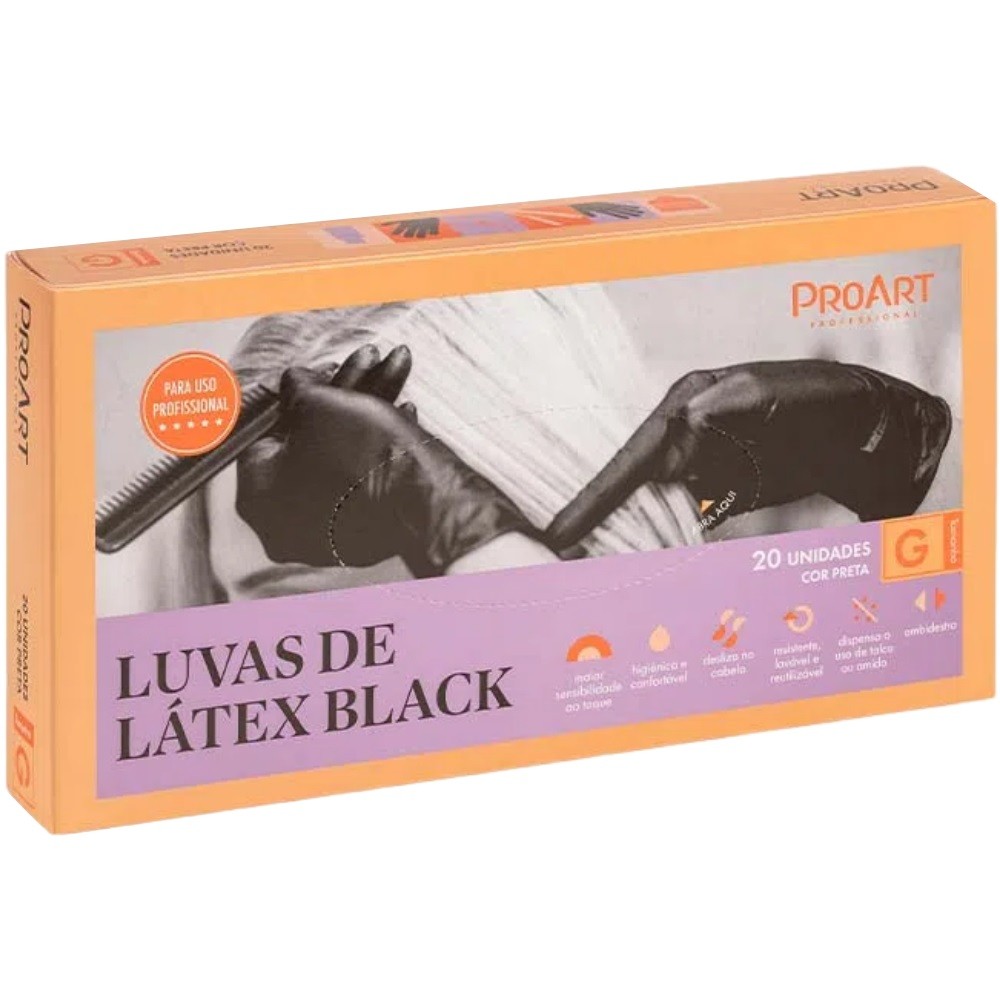 Luva de Látex Grande com 20 unidades – ProArt
