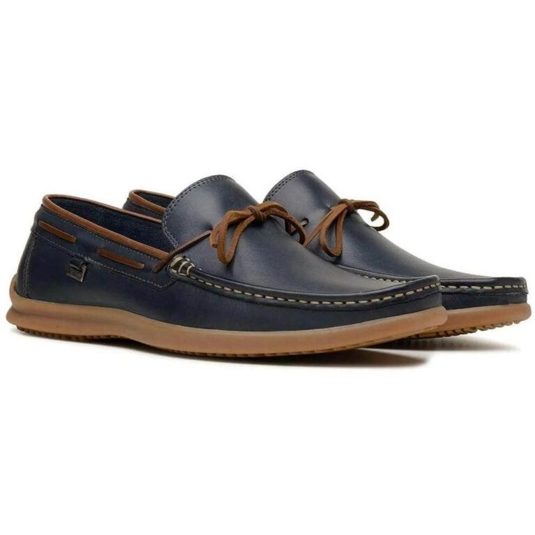 Mocassim Couro Freeway Porto Masculino – Mar