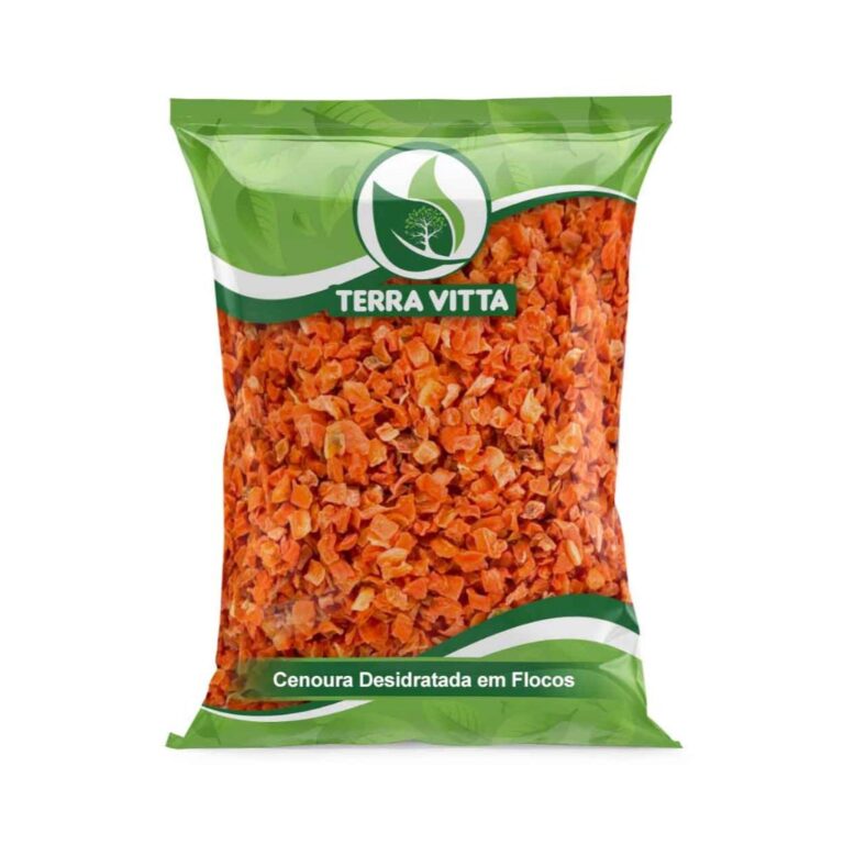 Cenoura Desidratada em Flocos 1Kg