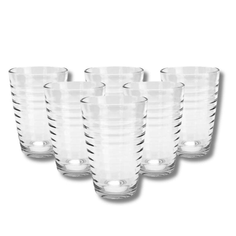Jogo 6 Copos Vidro Arizona 200ml Transparente