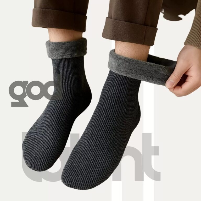 Kit Meia Térmica Frio Inverno Forrada Grossa Neve