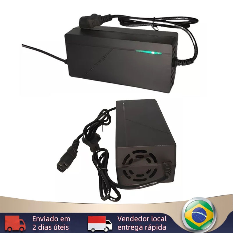 [BR Envio imediato] Carregador Bateria Scooter Moto Elétrica Citycoco 60v