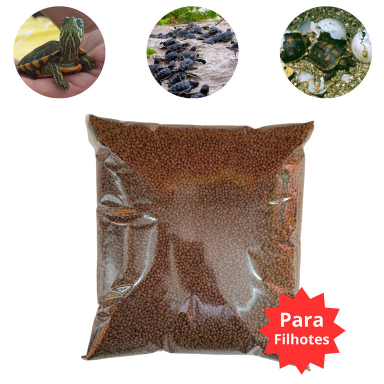 Alimento para Tartaruga Filhote ou Reptéis em Ger