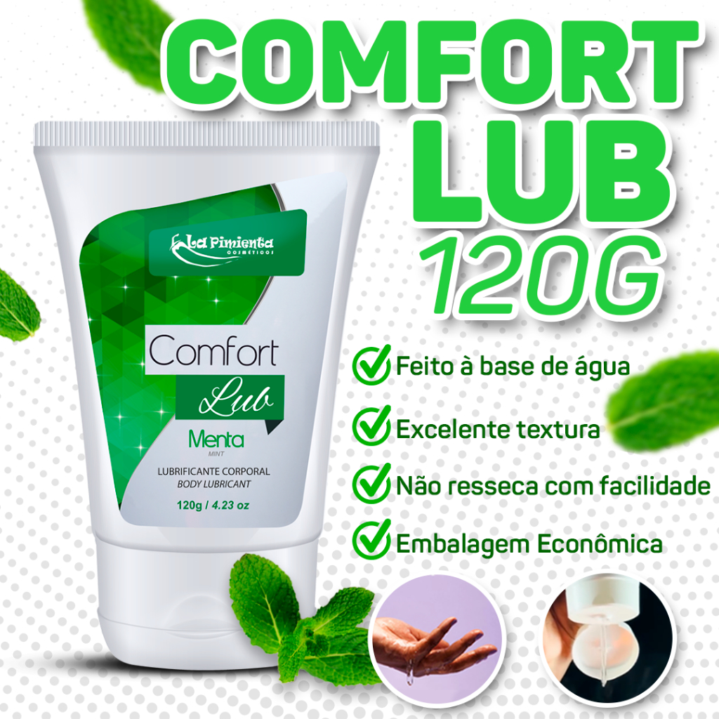 LUBRIFICANTE COMFORT 120 TOQUE NATURAL PARA MAIS CONFORTO