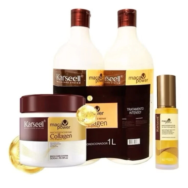 Kit Máscara Karseell 500g + 1 Shampoo 1l + 1 Cond
