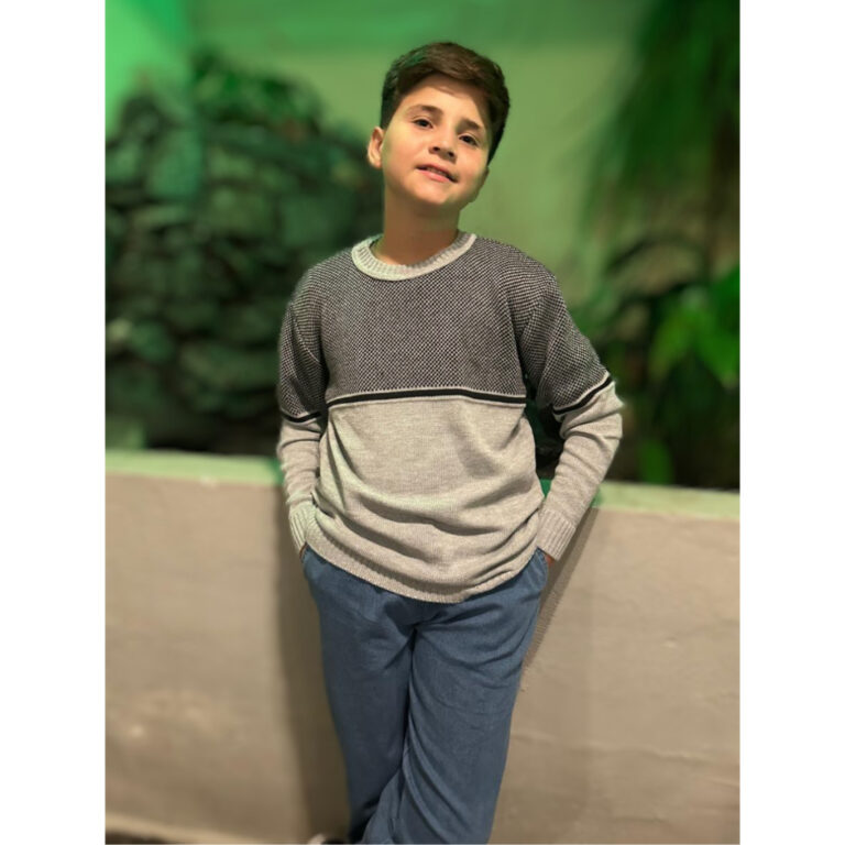 Blusa de Tricot Suéter 2 Cores Infanto Juvenil