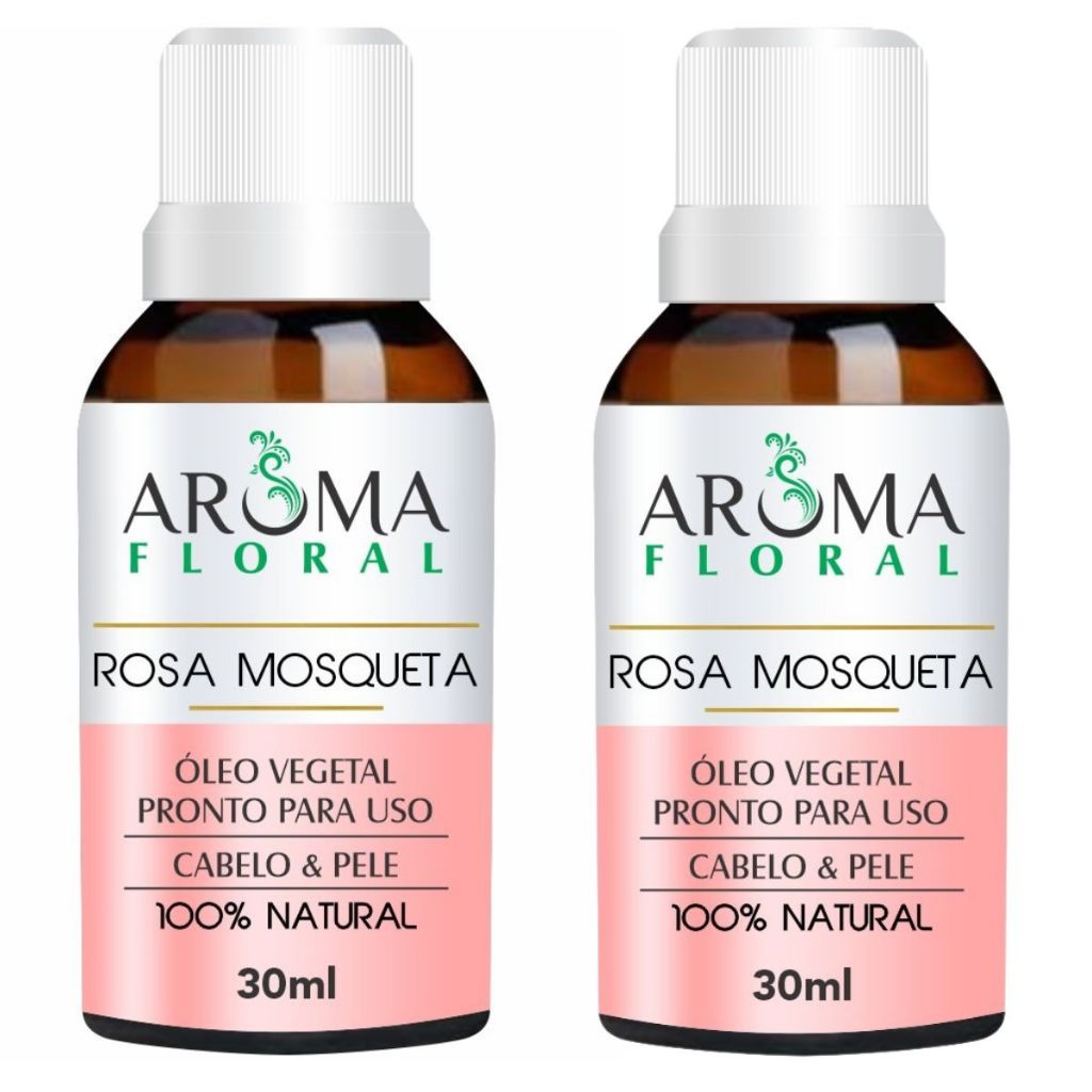 KIT 2 – Óleo De Rosa Mosqueta RUBIGINOSA 100% Puro 30ml