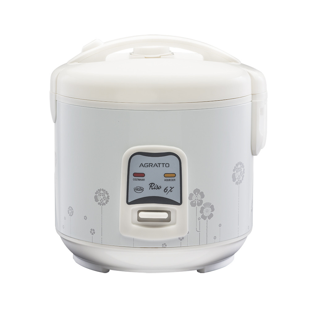 Panela Elétrica De Arroz Multiuso Compacta Agratto Riso PA6X Branco 127V