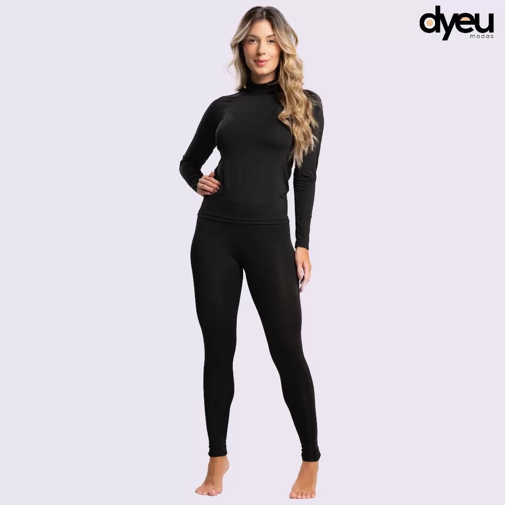 Conjunto Blusa e Calça Térmica UV 50+ Segunda Pele Unissex