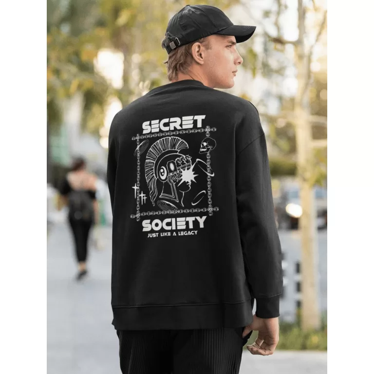 Moletom Careca Blusa de Frio Suéter Gola Redonda 